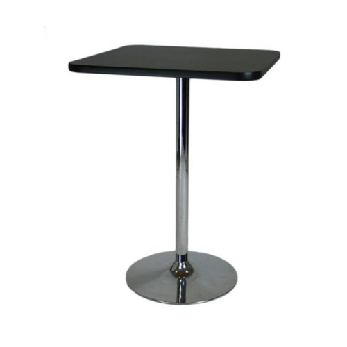 BT404 Square Bar Table 30"wide 42" high BK