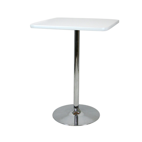 BT404 Square Bar Table 30"wide 42" high WH