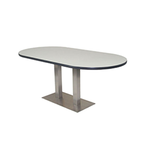 CF606 Oval Conference Table with Steel Base GY
