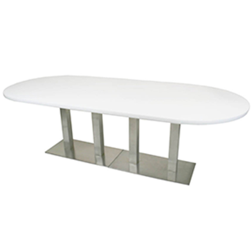 CF608 Oval Conference Table with Steel Base 96" WH