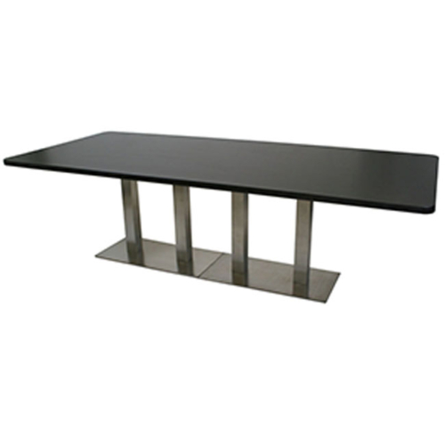 CF609 Rectangular Conference Table with Steel Base 96" BK