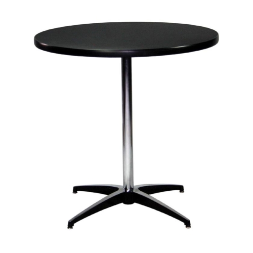 CT301 30" Pedestal Table BK